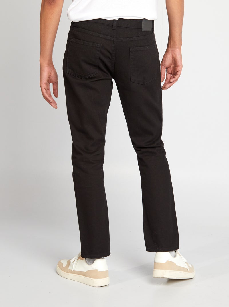 Straight-leg 5-pocket jeans - L30 BLACK - Kiabi