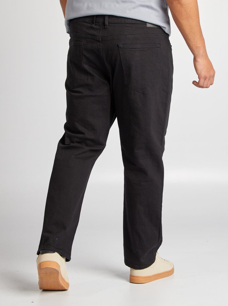 Straight-leg 5-pocket jeans - L30 BLACK - Kiabi