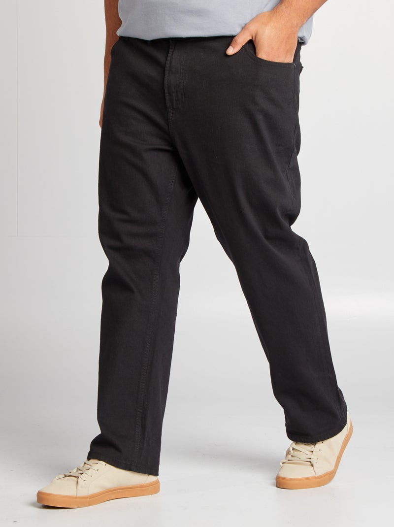 Straight-leg 5-pocket jeans - L30 BLACK - Kiabi