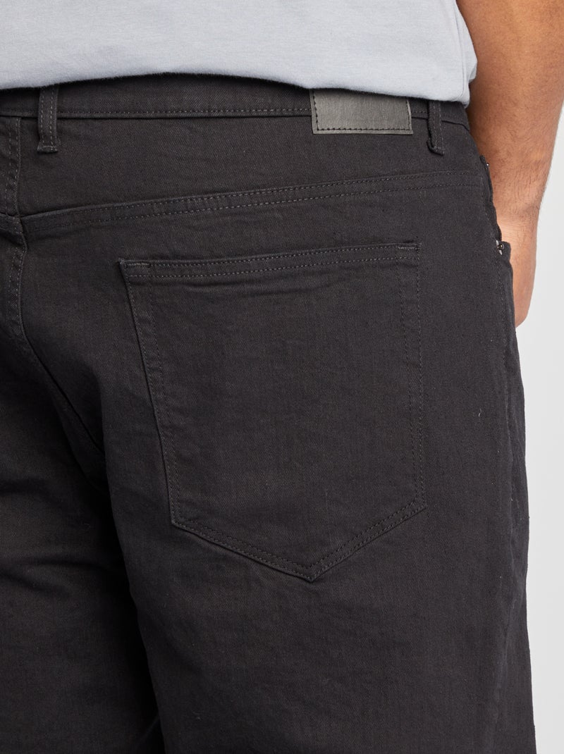 Straight-leg 5-pocket jeans - L30 BLACK - Kiabi