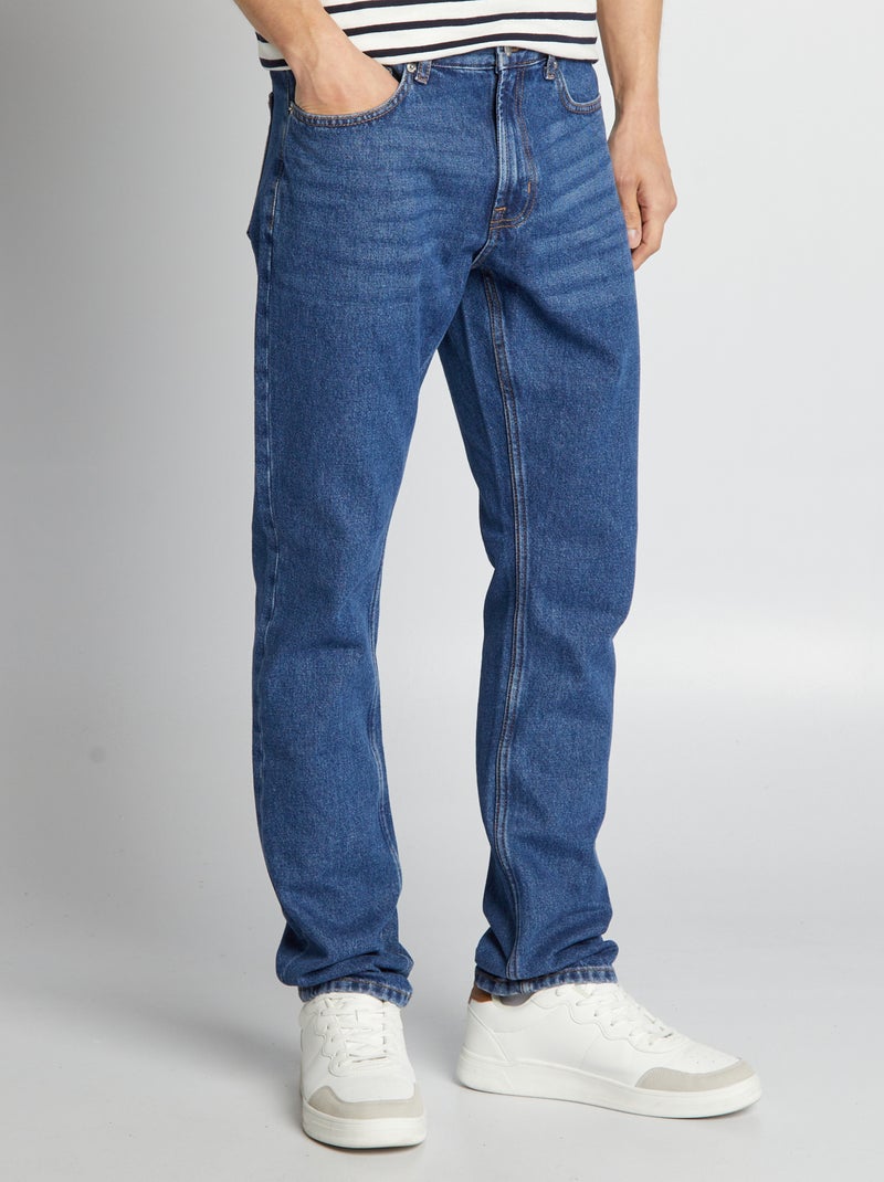 Straight-leg jeans - L34 BLUE - Kiabi