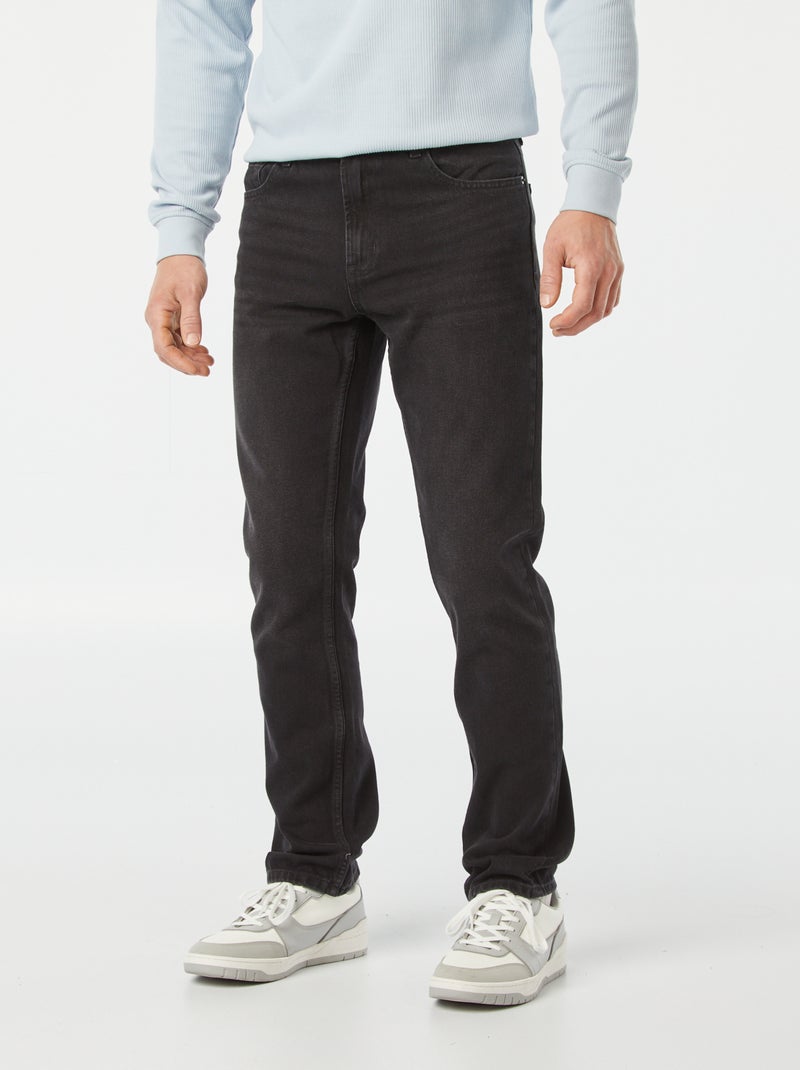 Straight-leg jeans - L34 GREY - Kiabi