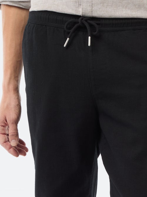 Straight-Leg Pants with Elastic Waistband - Kiabi