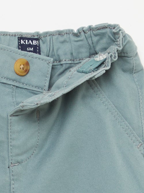 Straight-Leg Stretch Cotton Chinos - Kiabi