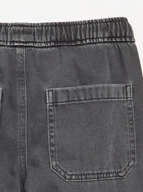 Straight twill trousers - slim fit - Kiabi