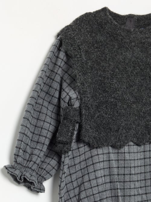 Strampler mit ärmellosem Pullover-Oberteil - Kiabi