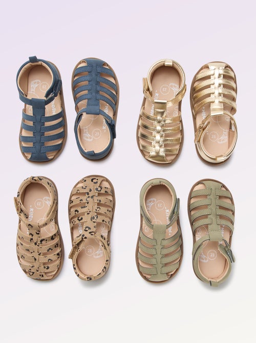 Strap 'First Steps' Sandals - Kitchoun - Kiabi Strap 'First Steps' Sandals - Kitchoun - Kiabi