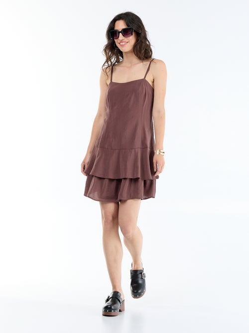 Strappy Short Dress - Kiabi