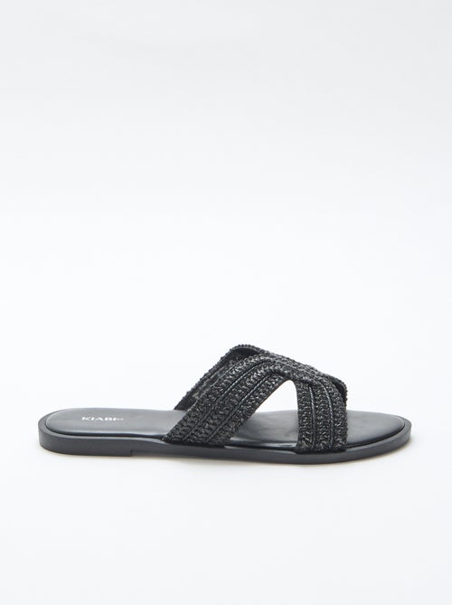 Straw Strap Mules - Kiabi