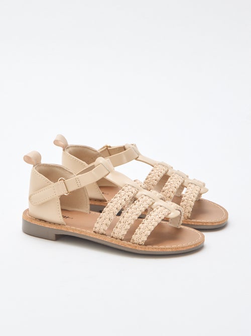 Straw Strap Sandals - Kiabi