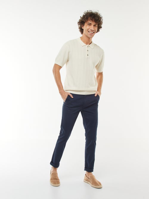 Stretch-Chino Skinny Fit - L32 - Kiabi