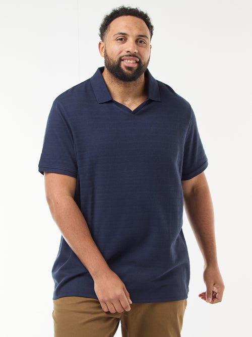 Stretch Cotton Short-Sleeve Polo Shirt - Kiabi