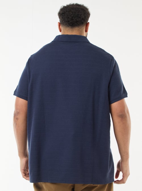 Stretch Cotton Short-Sleeve Polo Shirt - Kiabi