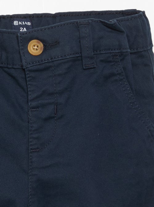 Stretch Cotton Straight Leg Chinos - Kiabi