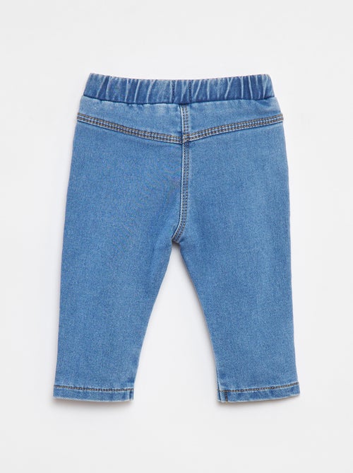 Stretch denim-style jeggings - Kiabi