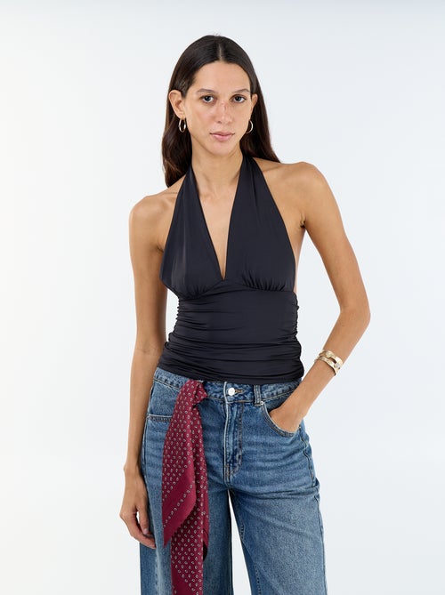 Stretch Halterneck Top - Kiabi