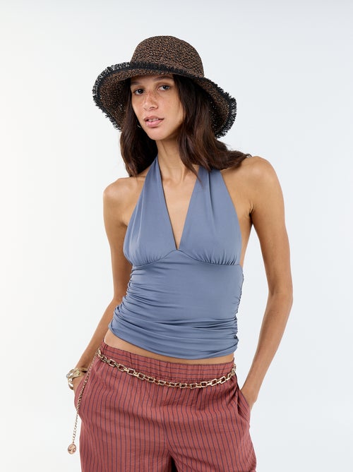 Stretch Halterneck Top - Kiabi