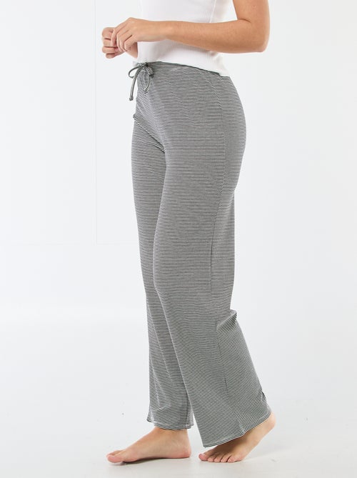 Stretch knit pajama pants - Kiabi