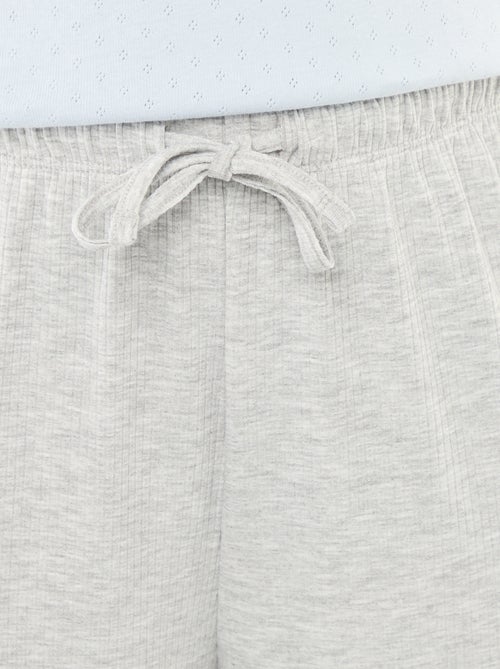 Stretch knit pajama pants - Kiabi