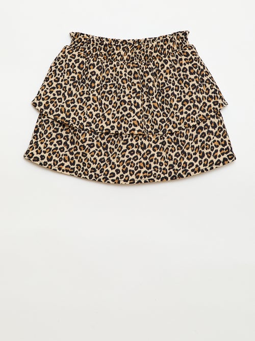 Stretch knit skirt - Kiabi