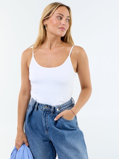 Stretch Plain Tank Top - Kiabi