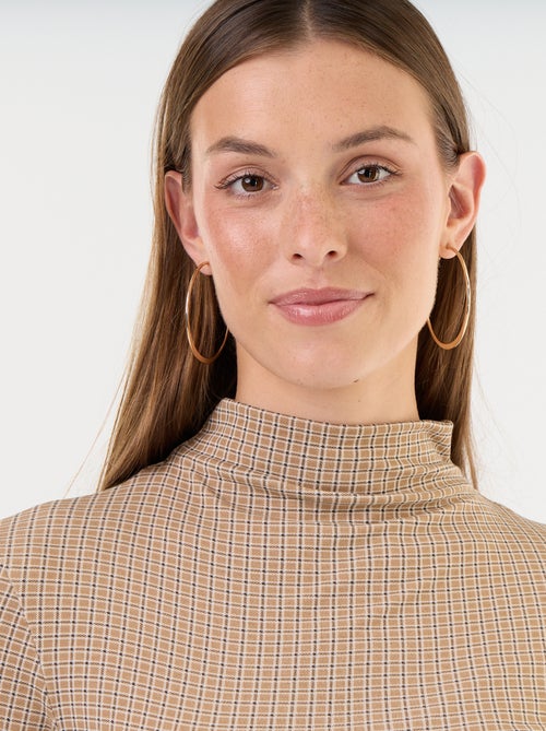 Stretch Roll-Neck Top - Kiabi