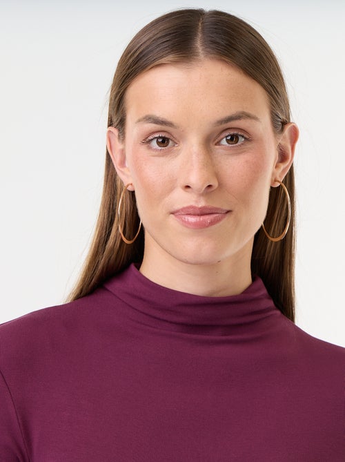 Stretch Roll-Neck Top - Kiabi