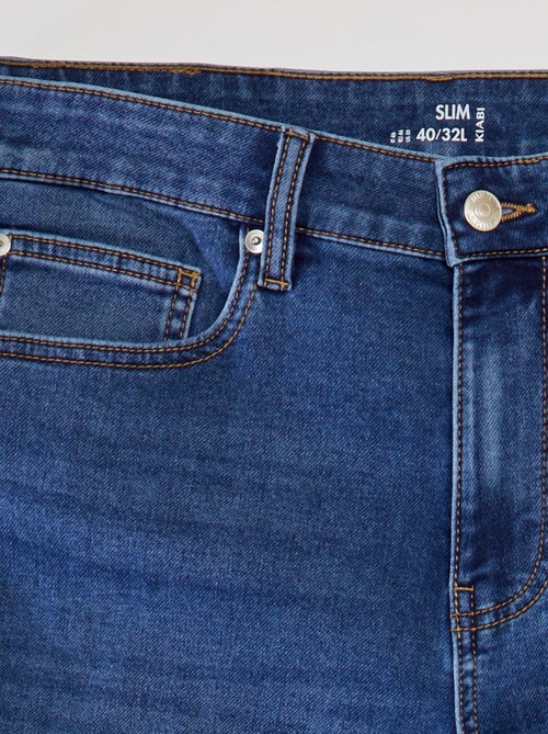 Stretch Slim-Fit Jeans - L32 - Kiabi