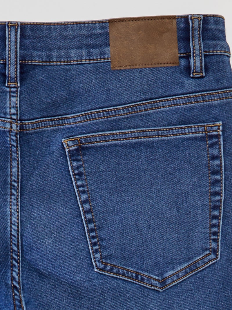 Stretch Slim-Fit Jeans - L32 Stein - Kiabi