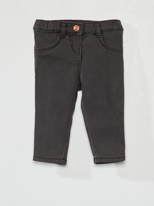 Stretch slim jeans with adjustable waist - Kiabi