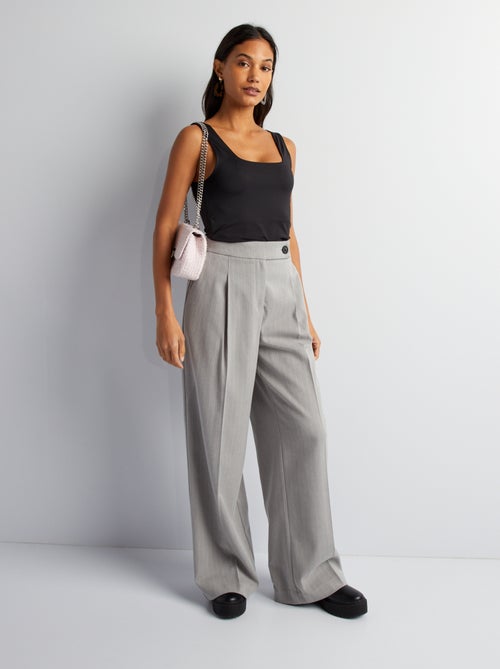 Stretch-T-Shirt mit Carré-Ausschnitt - Kiabi