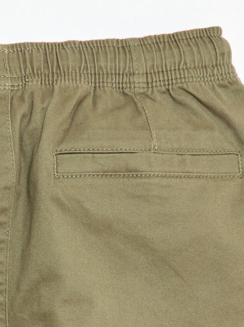 Stretchhose unifarben mit mehreren Taschen - Kiabi