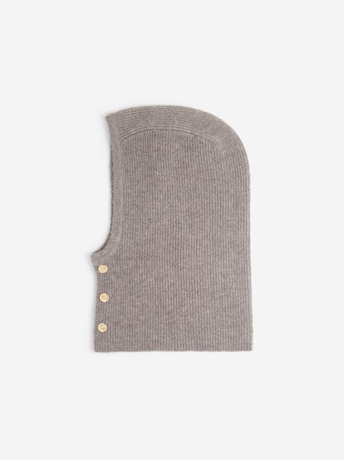 Strick-Balaclava mit goldenen Knöpfen - Kiabi