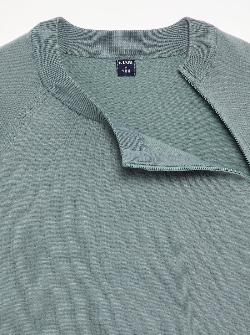 Strick-Sweatshirt – Einfach anzuziehen Blau - Kiabi