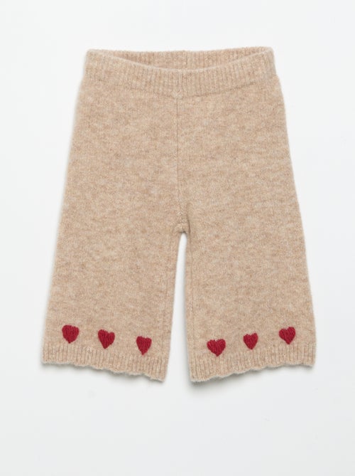 Strickhose mit Stickereien - Kiabi