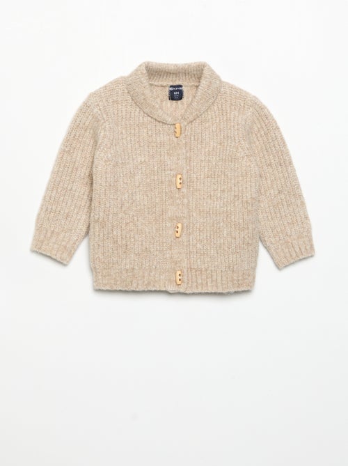 Strickjäckchen mit Schalkragen - Kiabi