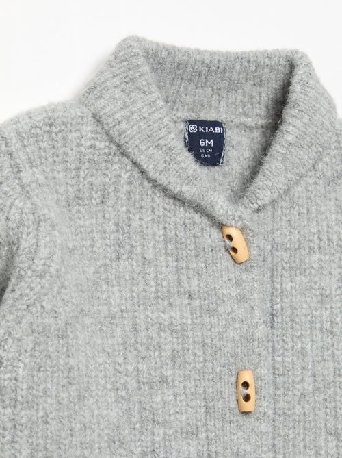 Strickjäckchen mit Schalkragen - Kiabi
