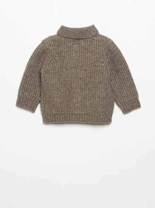 Strickjäckchen mit Schalkragen - Kiabi