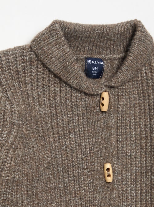 Strickjäckchen mit Schalkragen - Kiabi