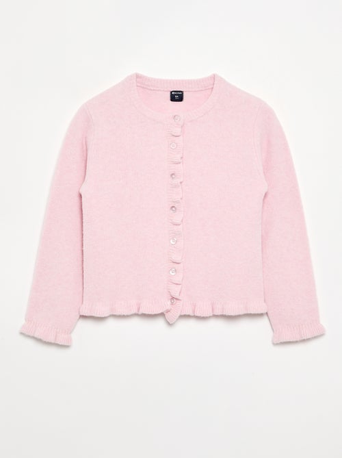 Strickjacke mit gerafften Abschlüssen - Kiabi