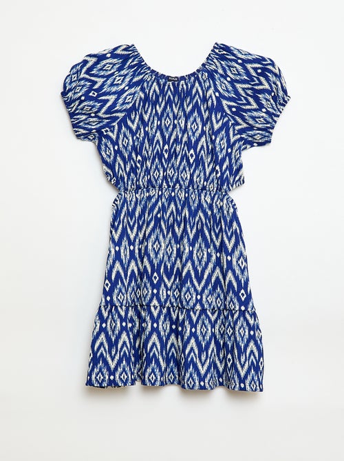 Strickkleid mit Lochmuster an den Seiten - Kiabi