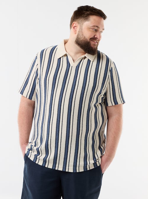 Strickpolo mit kurzen Ärmeln - Kiabi