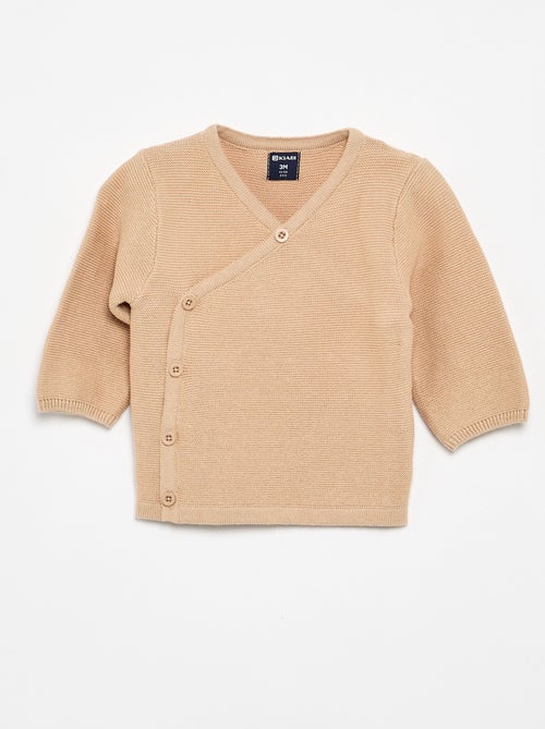 Strickpullover im Perlmuster - Kiabi