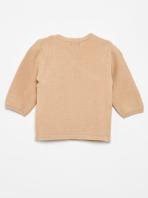 Strickpullover im Perlmuster - Kiabi