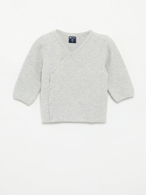 Strickpullover im Perlmuster - Kiabi
