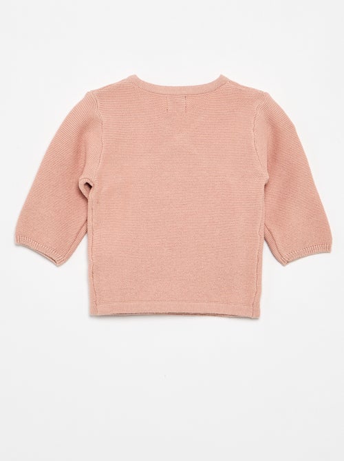 Strickpullover im Perlmuster - Kiabi