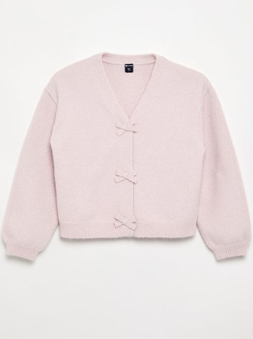 Strickpullover mit Knotenverschluss - Kiabi