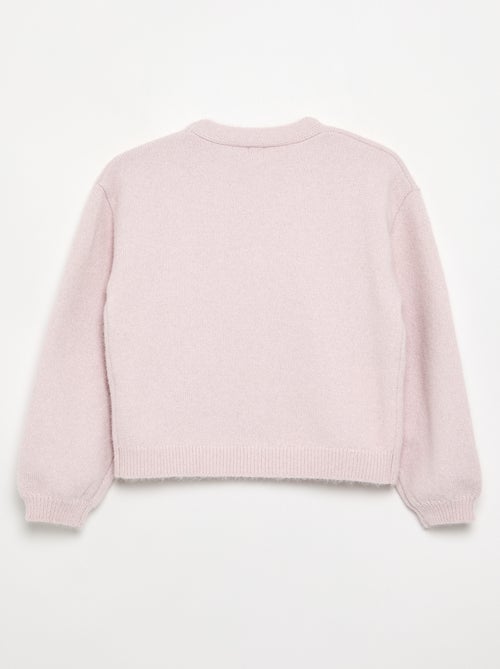 Strickpullover mit Knotenverschluss - Kiabi