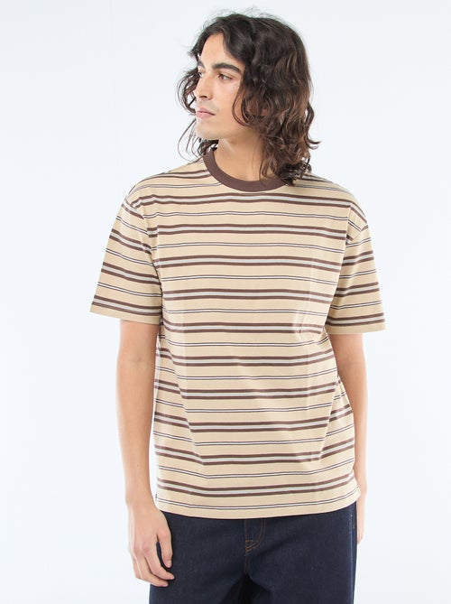 Striped Basic T-Shirt - Kiabi