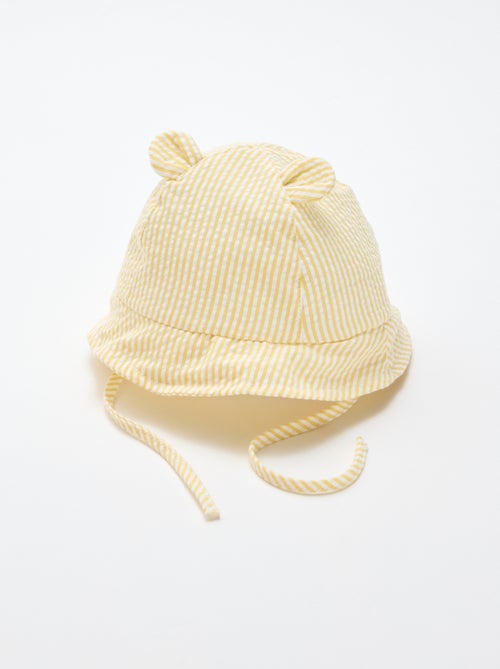 Striped Bucket Hat with Little Ears - Kiabi